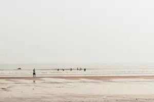 At The Edge Of Prints: Panoramic view of Ganpatipule Sea Beach