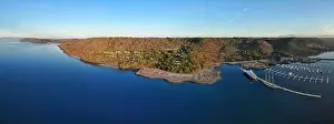 Guanacaste Prints: PAPAGAYO, COSTA RICA -17 MAR 2019- Aerial view of the Andaz Peninsula Papagayo Resort
