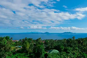 Paradise Landscape of the Guadeloupe Island, Caribbean islands