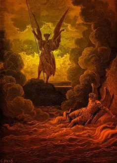 John Milton Prints: Paradise Lost, by John Milton: Satan and Beelzebub