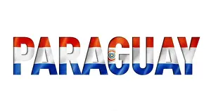 Heading Prints: paraguay flag text font