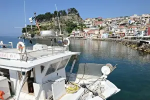 Vacation Village Prints: Parga, Greece - 17 May 2022: the touristic village of Parga on Greece