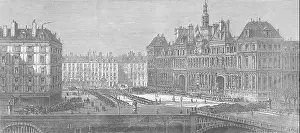 Rebel Prints: PARIS COMMUNE Rebel Barricade at Hotel de Ville 1871. The Graphic