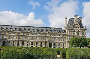 Tower View Prints: Paris, France - July 8, 2015: Architectural detail of the Louvre Museum