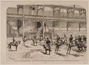 Fairground Prints: Paris. - Industry Palace (Champs Elysees)