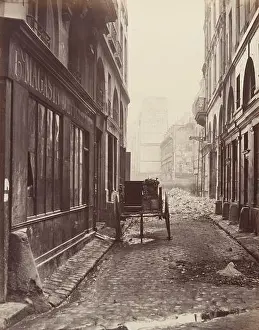 Wagon Prints: Paris Street Scene, Charles Marville, 1860s