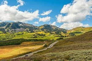 Images Dated 30th September 2019: Park City, Utah, USA scenic road and landscape in autumn