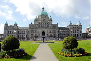 Control Prints: Parliament Buildings Legislative Assembly Victoria British Columbia BC Canada neo baroque design architect Francis