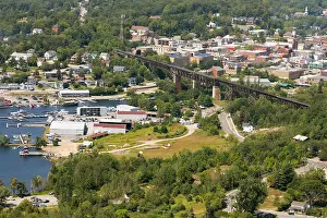Great Lakes Prints: Parry Sound from the air
