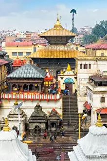 Pashupatinath Temple complex, Unesco World Heritage Site, Kathmandu, Nepal