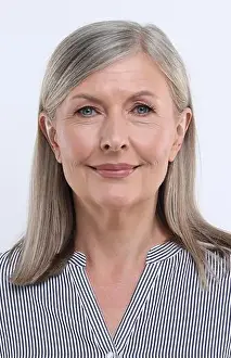 Visa Prints: Passport photo. Portrait of woman on white background