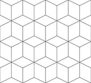 Pattern cube background