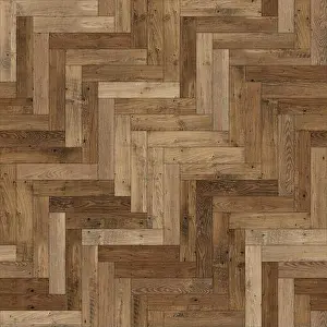 Parquet Prints: Pattern of seamless wood parquet texture (herringbone light brown)