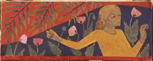 Paul Sérusier French school The Fairy with the golden balls La fée aux balles d'or 1912 Oil on canvas (40 x 99 cm) Private collection
