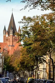Anhalt Prints: Pauluskirche, Halle (Saale) Paulusviertel district Germany
