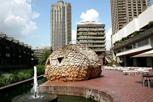 Tower Block Prints: Pavilion at Barbican Centre, London by Heather & Ivan Morison