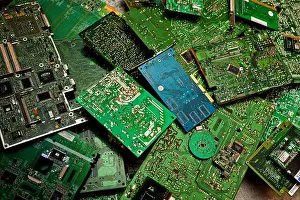 Insides Prints: pcb, electronic scrap, pcbs, electronic scraps, obsolete