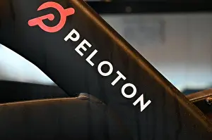 Working Out Prints: Peloton bike name close up