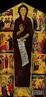 Gallery Prints: Penitential Magdalene and Eight Stories of Her Life Author Maestro della Maddalena 1280-1285 Tempera