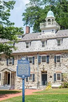 Turret Prints: Pennsylvania Bethlehem Moravian community religious settlement