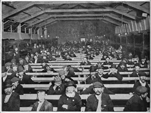 Hardship Prints: The Penny Sit-Up, Salvation Army shelter, Blackfriars, London, c1900 (1901)