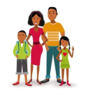 Daddy Prints: People collection: nuclear family group generation with dad