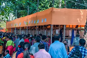 Devi Prints: People are gathered for Kolpotoru Utsab
