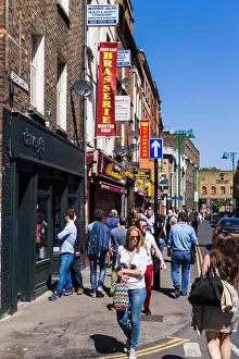 East End Prints: People walking on Brick Lane - London