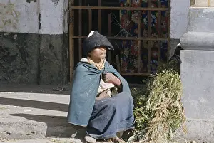 Head Scarf Prints: people, women, Ecuador, woman, Otavalo