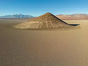 Perfectly shaped Cono de Arita in the Salar de Arizaro in the morning - Exploring the Argentinian highlands called Puna