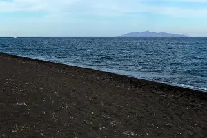 Santorini Prints: Perivolos beach at Santorini