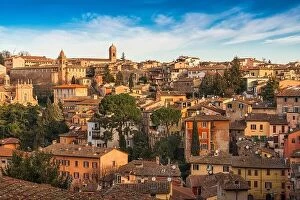 Images Dated 3rd February 2022: Perugia, Italy old town skyline in the daytime