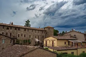 Assisi Prints: Petrignano, historic town near Assisi, Perugia province, Umbria, Italy