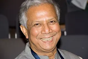 PHAL Nobel Laureate Peace Prize Winner 2006 Muhammad Yunus in Hong Kong ITU Asia Telecom Grameen Bank Managing Director micro cr