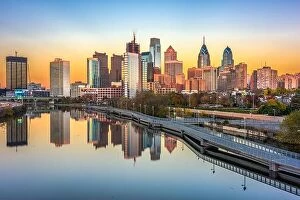 Images Dated 18th November 2016: Philadelphia, Pennsylvania, USA downtown skyline