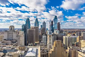 Philadelphia, Pennsylvania, USA downtown skyline