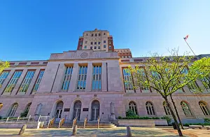 Philly Prints: Philadelphia, USA - May 4, 2015: United States Custom House Building in Chestnut Street