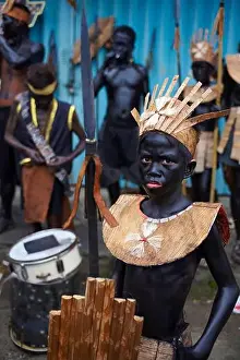 Real Life Prints: Philippines, Panay island, Kalibo city, Ati Atihan festival