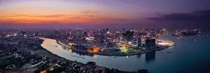 Phnom Penh Prints: Phnom Penh City in the sunset