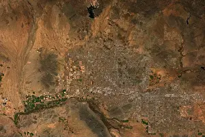 Phoenix Prints: Phoenix in Arizona, USA seen from space - contains modified Copernicus Sentinel Data (2022)