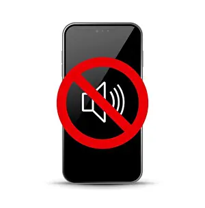 Mode Prints: Phone silent mode icon pictogram. Soundless cellphone mobile vibration mute silence icon