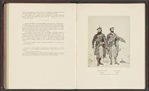 Dress Prints: Photo production of a drawing of portraits by Charles MC Hardy and John Michie