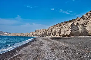 Cyclades Prints: Photo of the Vlichada Beach in the island of Santorini
