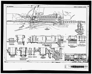 Engineers Prints: Photocopy of original construction drawing