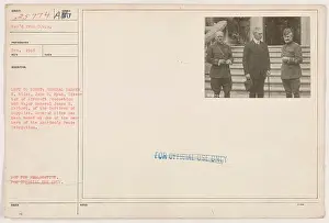 Historical Photograph Prints: This photograph, 111-SC-25774, was taken in December 1918 and shows General Tasker H