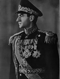 1956 Prints: This photograph features Reza Shah Pahlavi