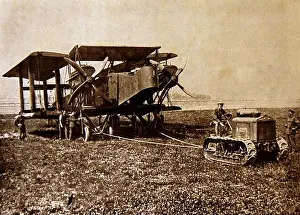 Airforce Prints: Photograph of a Handley Page Type O biplane bomber