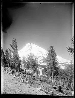 American Landscape Prints: Photograph of Mount Hood in winter