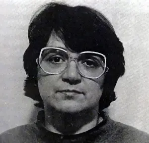 Murderer Prints: Photograph of Rosemary West. Rosemary Pauline 'Rose' West (1953-) a British serial killer who