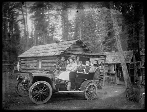 Vacation Spot Prints: This photograph shows guests at Lehman Springs